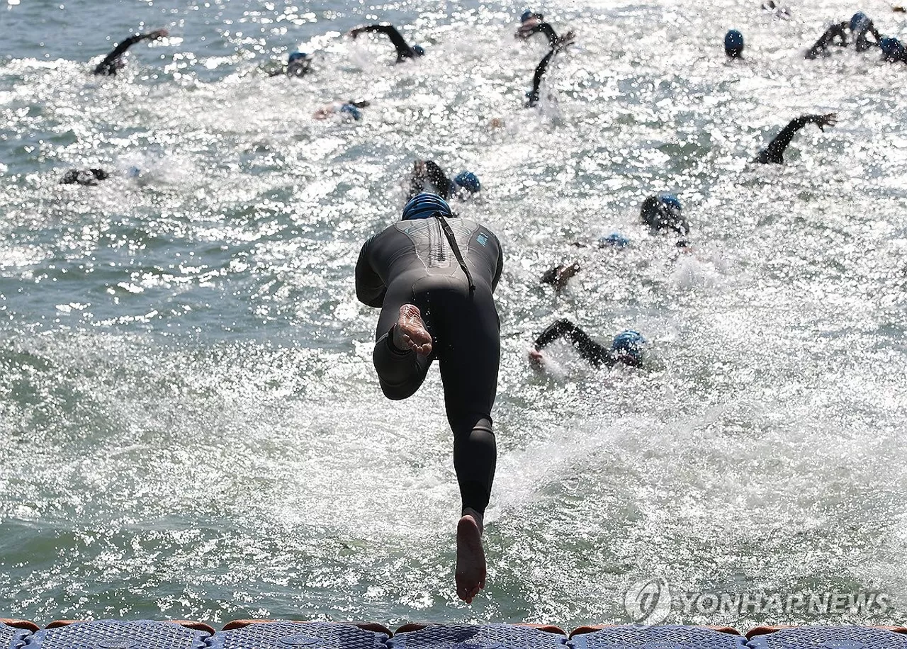 아시안게임 트라이애슬론 개막 — 한국은 혼성 릴레이에 승부를 건다
